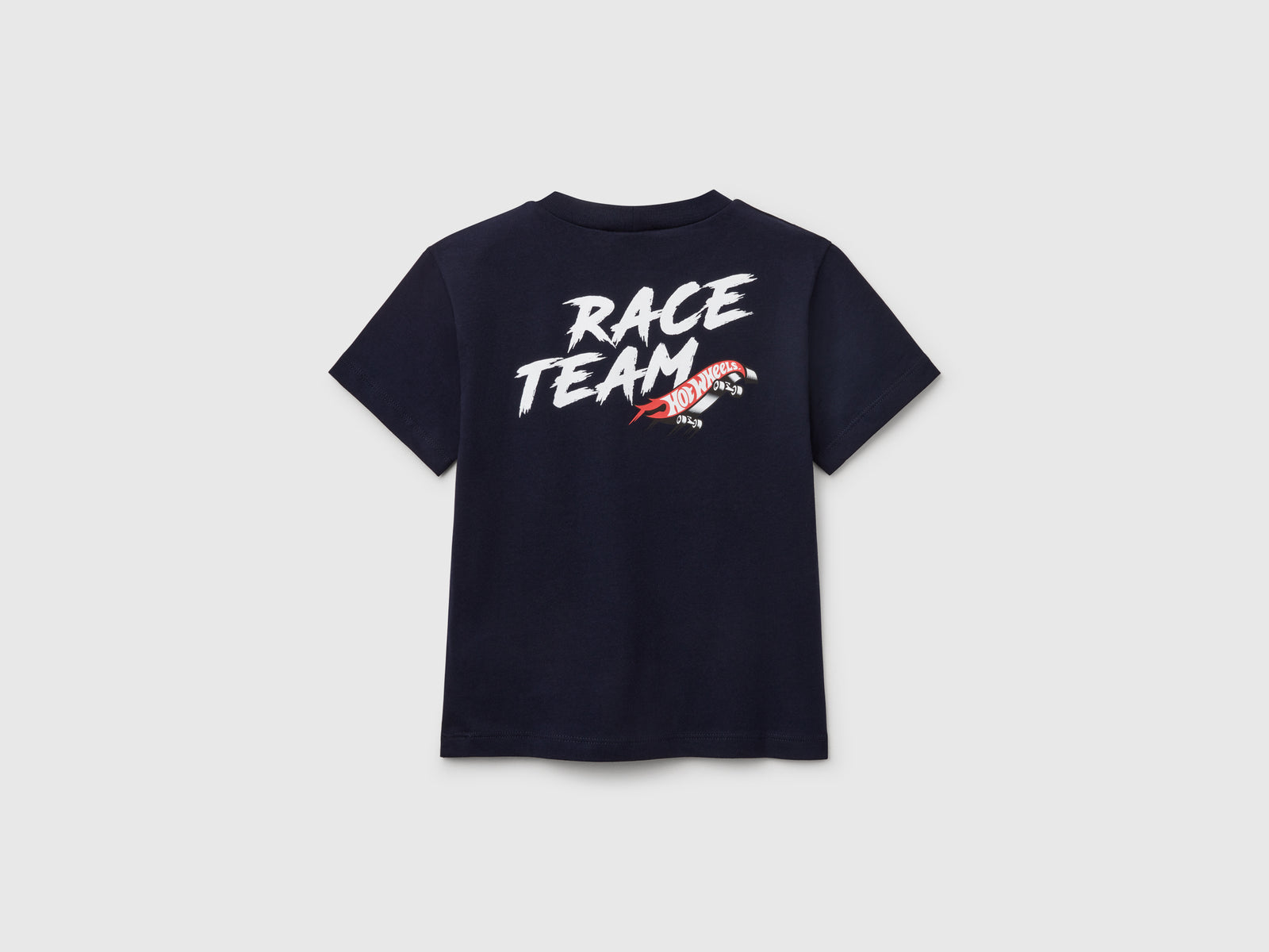 T-shirt Hot Wheels in cotone da bimbo blu scuro 2 | Benetton Outlet