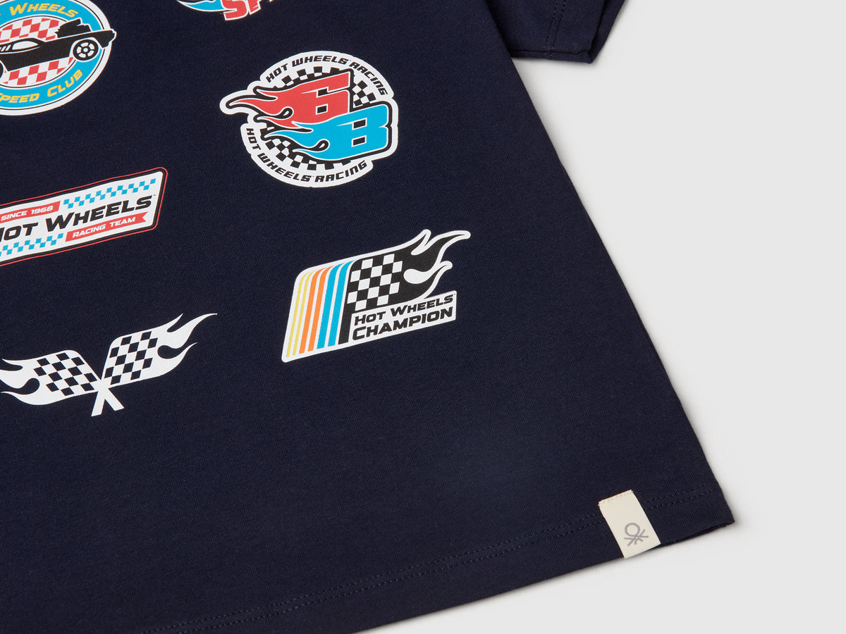 T-shirt Hot Wheels in cotone