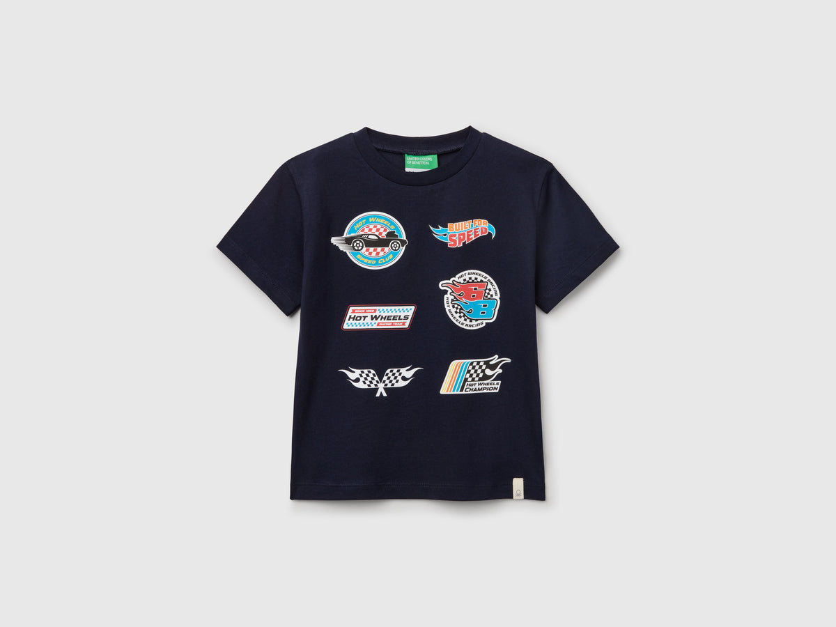 T-shirt Hot Wheels in cotone