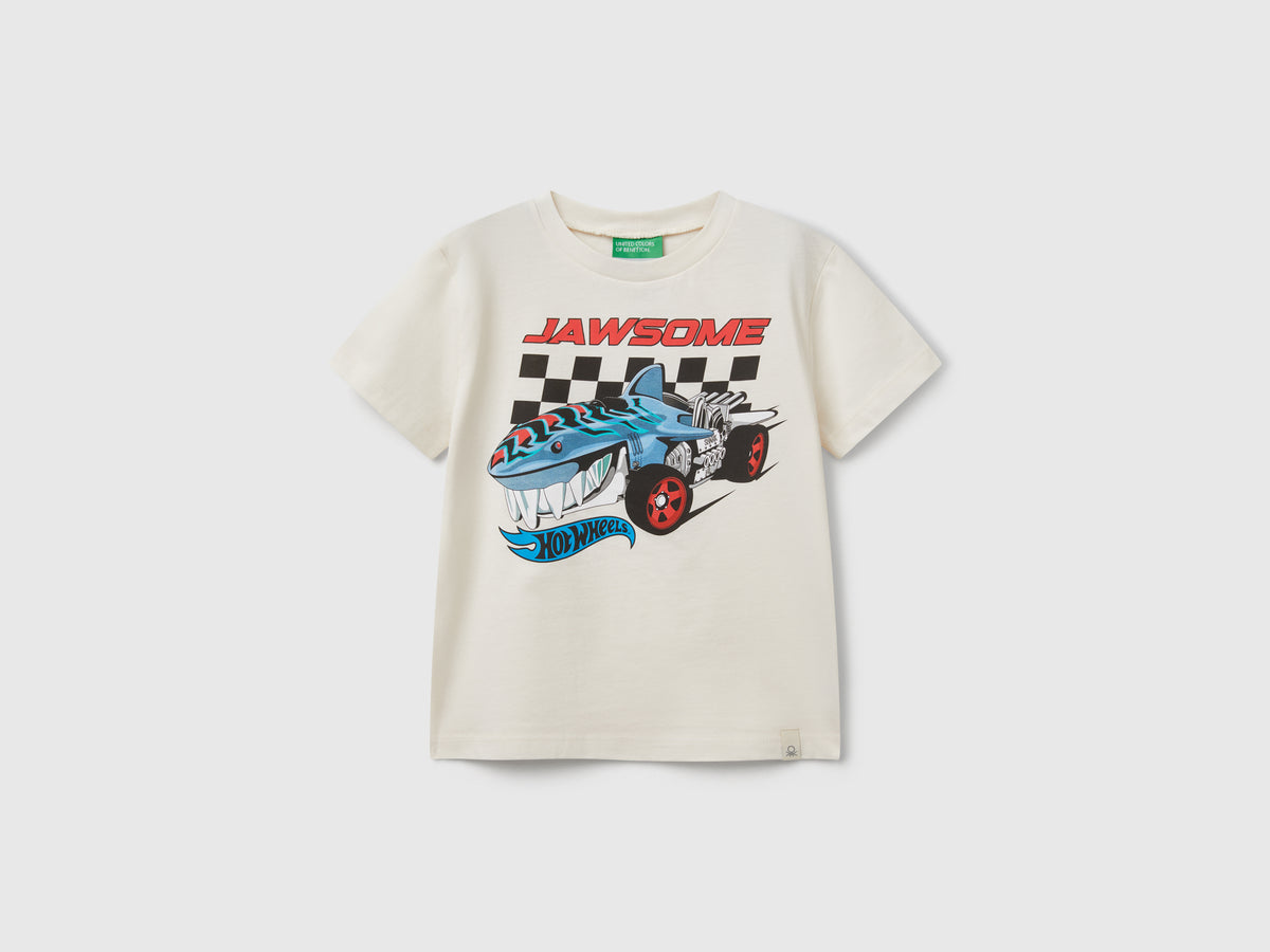 T-shirt Hot Wheels in cotone