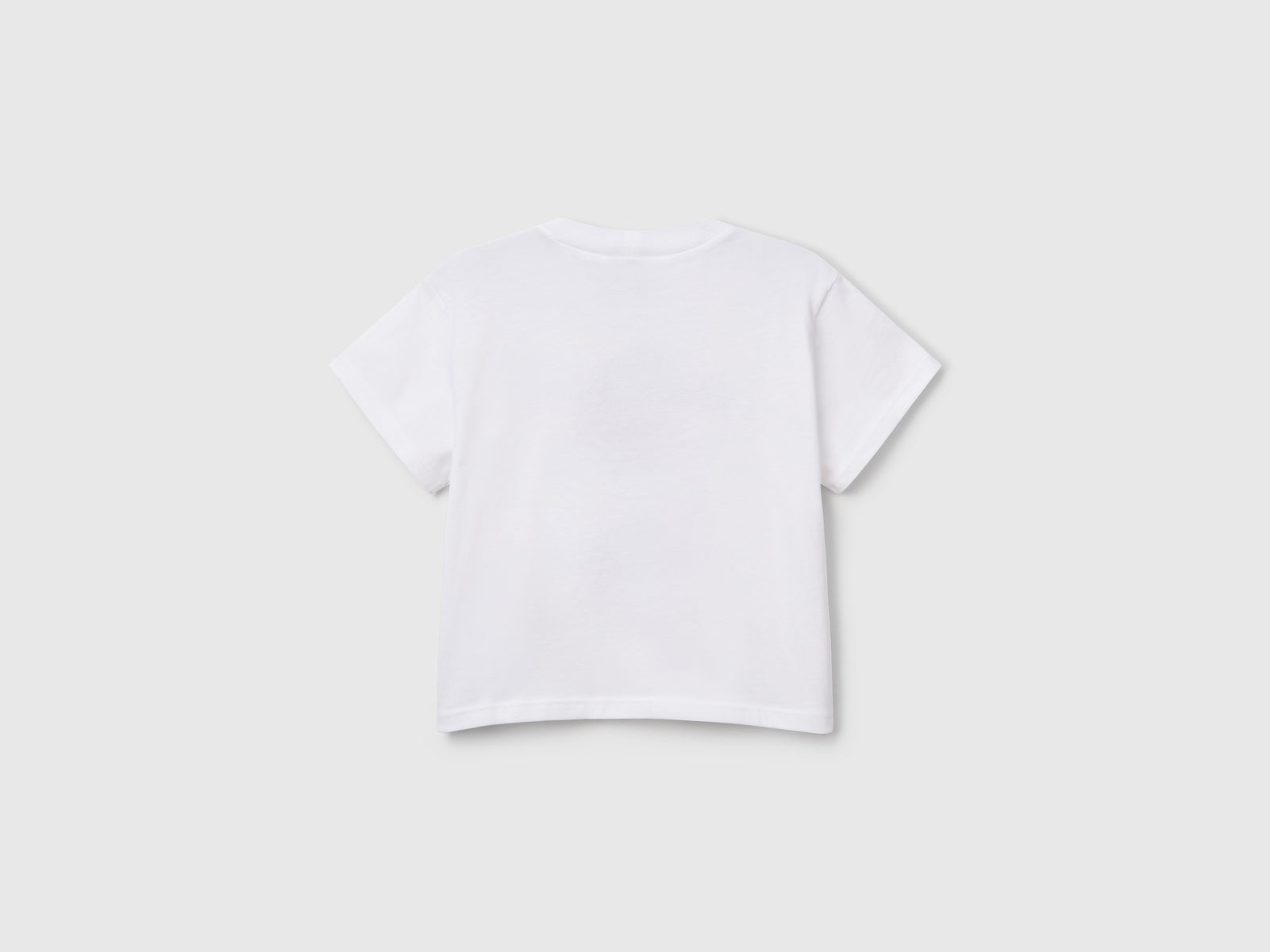 Maglietta con stampa "The Rolling Stones" da bimba bianco 2 | Benetton Outlet