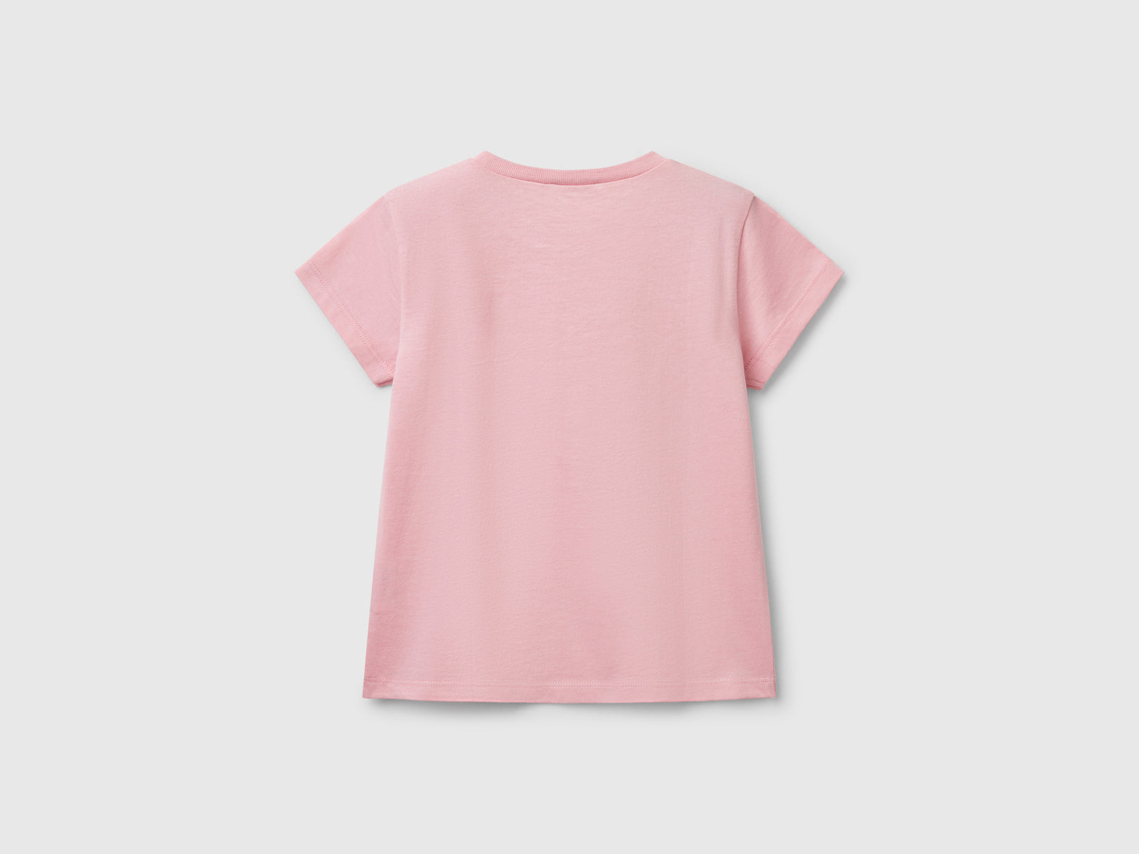 T-shirt con applicazione effetto petali da bimba rosa 2 | Benetton Outlet