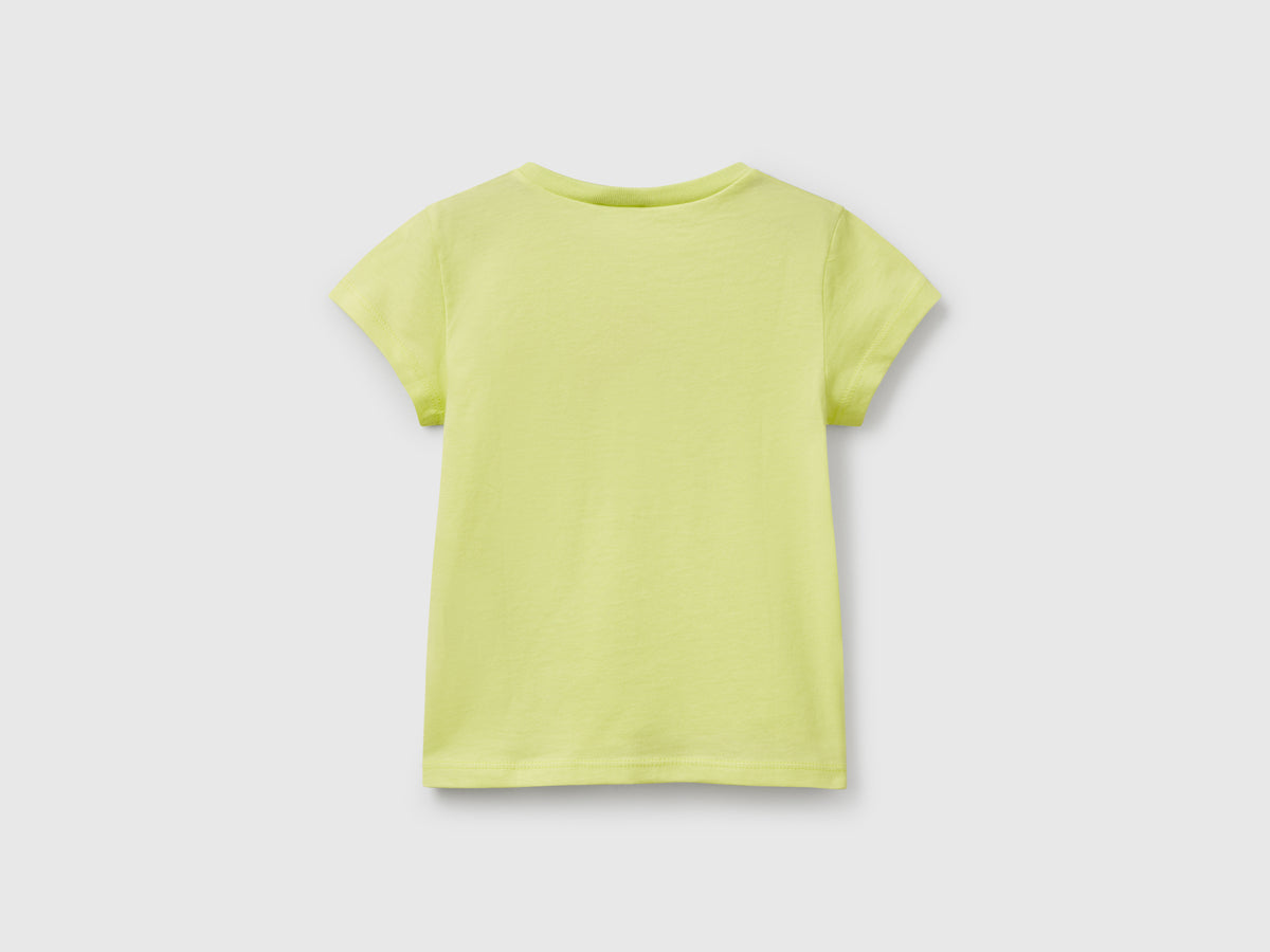 T-shirt in cotone con glitter