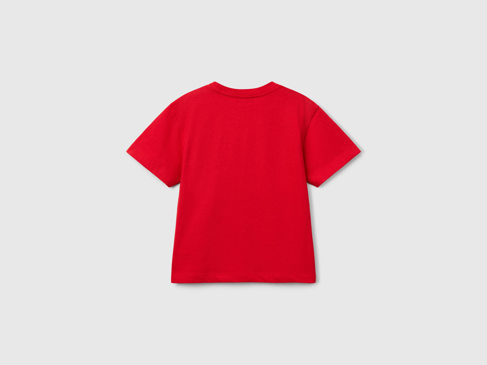 Maglietta con applicazione da bimbo rosso 2 | Benetton Outlet