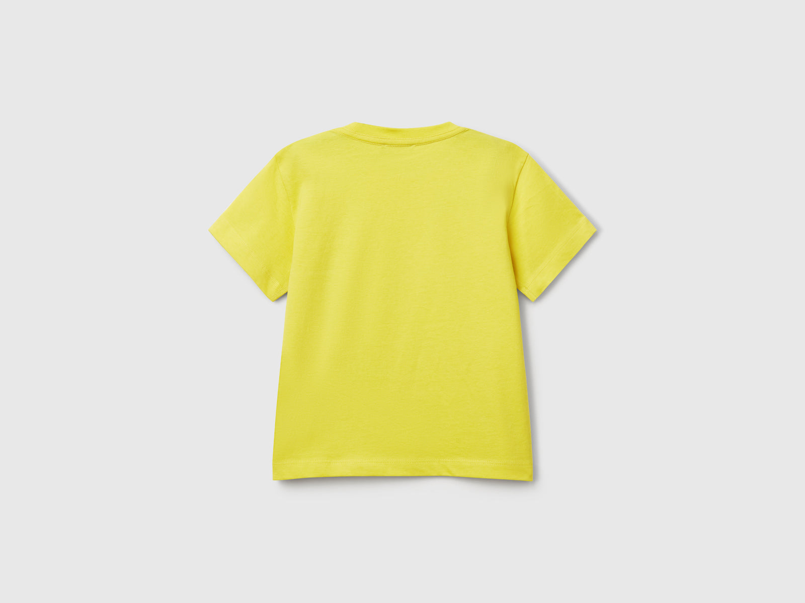Maglietta con applicazione da bimbo giallo 2 | Benetton Outlet