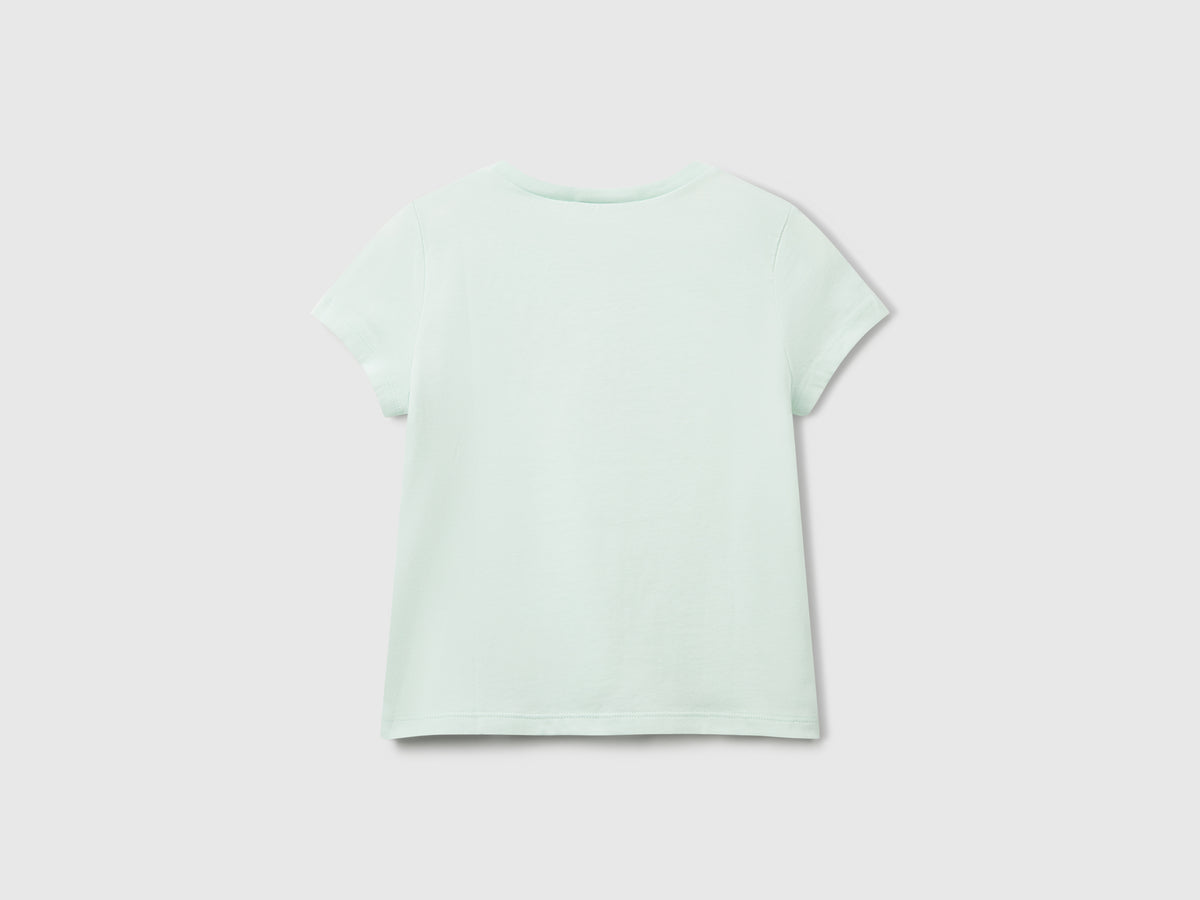 T-shirt regular fit con glitter