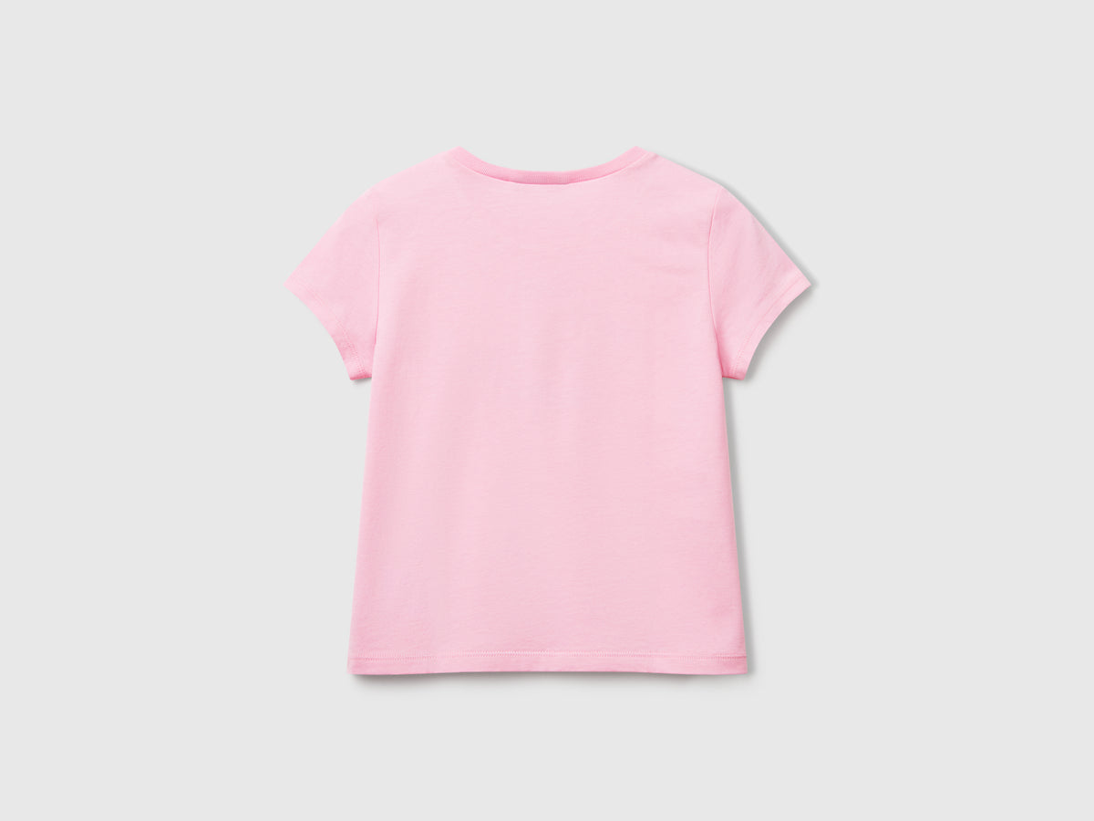T-shirt regular fit con glitter