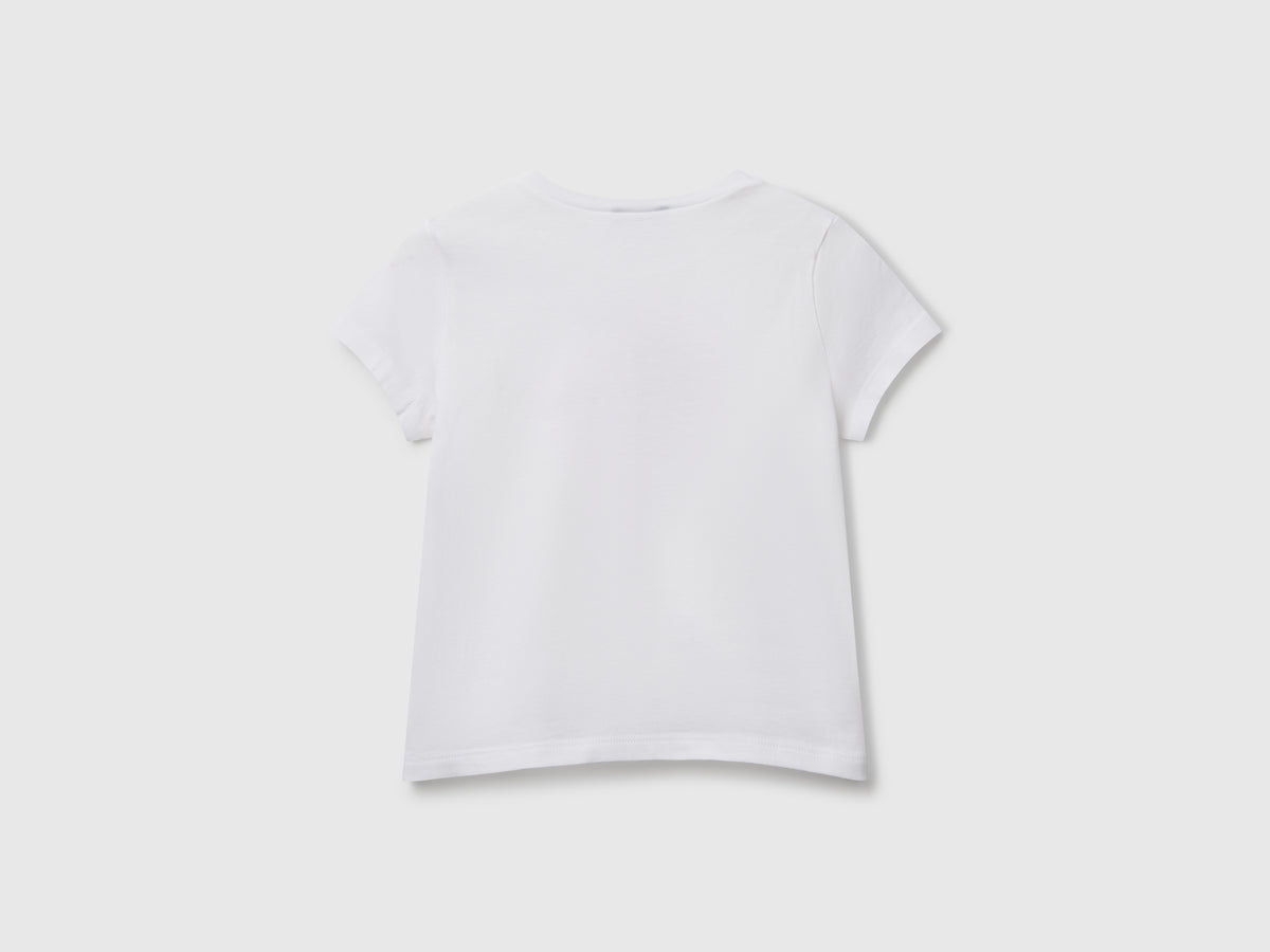 T-shirt regular fit con glitter
