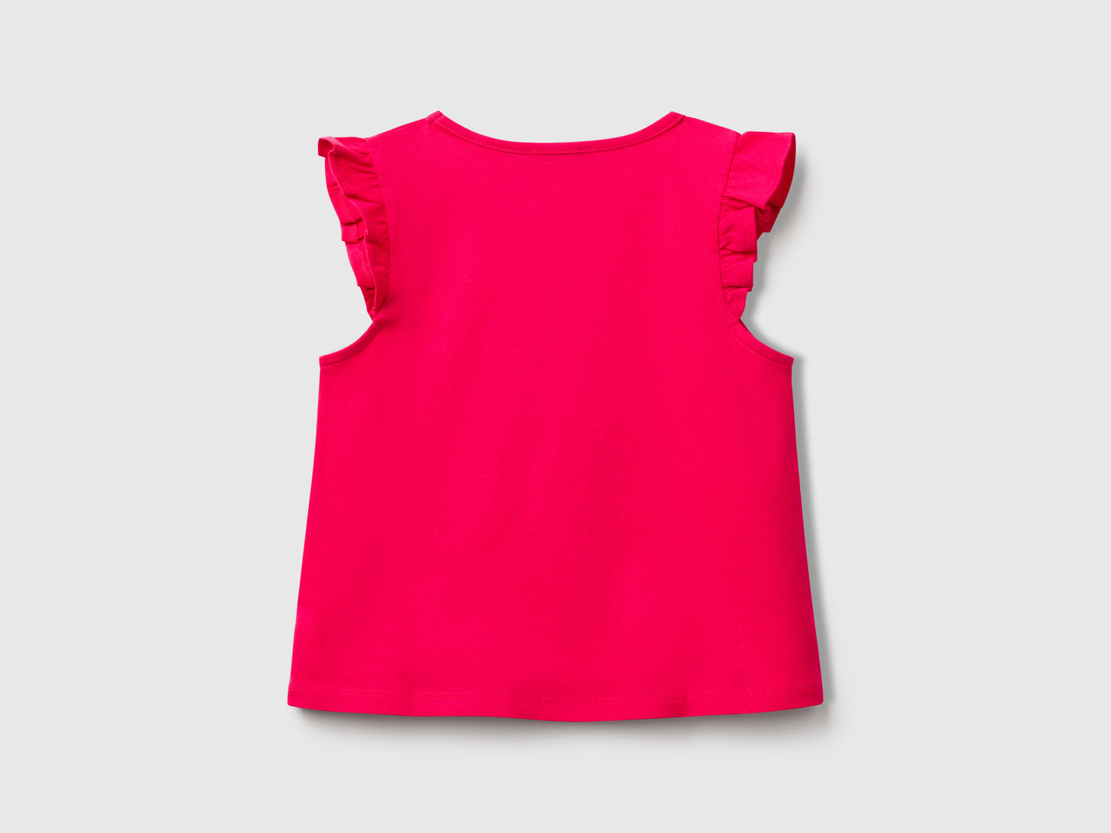 Canotta con stampa da bimba fucsia 2 | Benetton Outlet