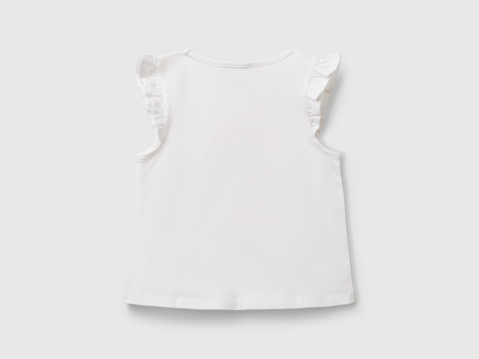 Canotta con stampa da bimba bianco 2 | Benetton Outlet