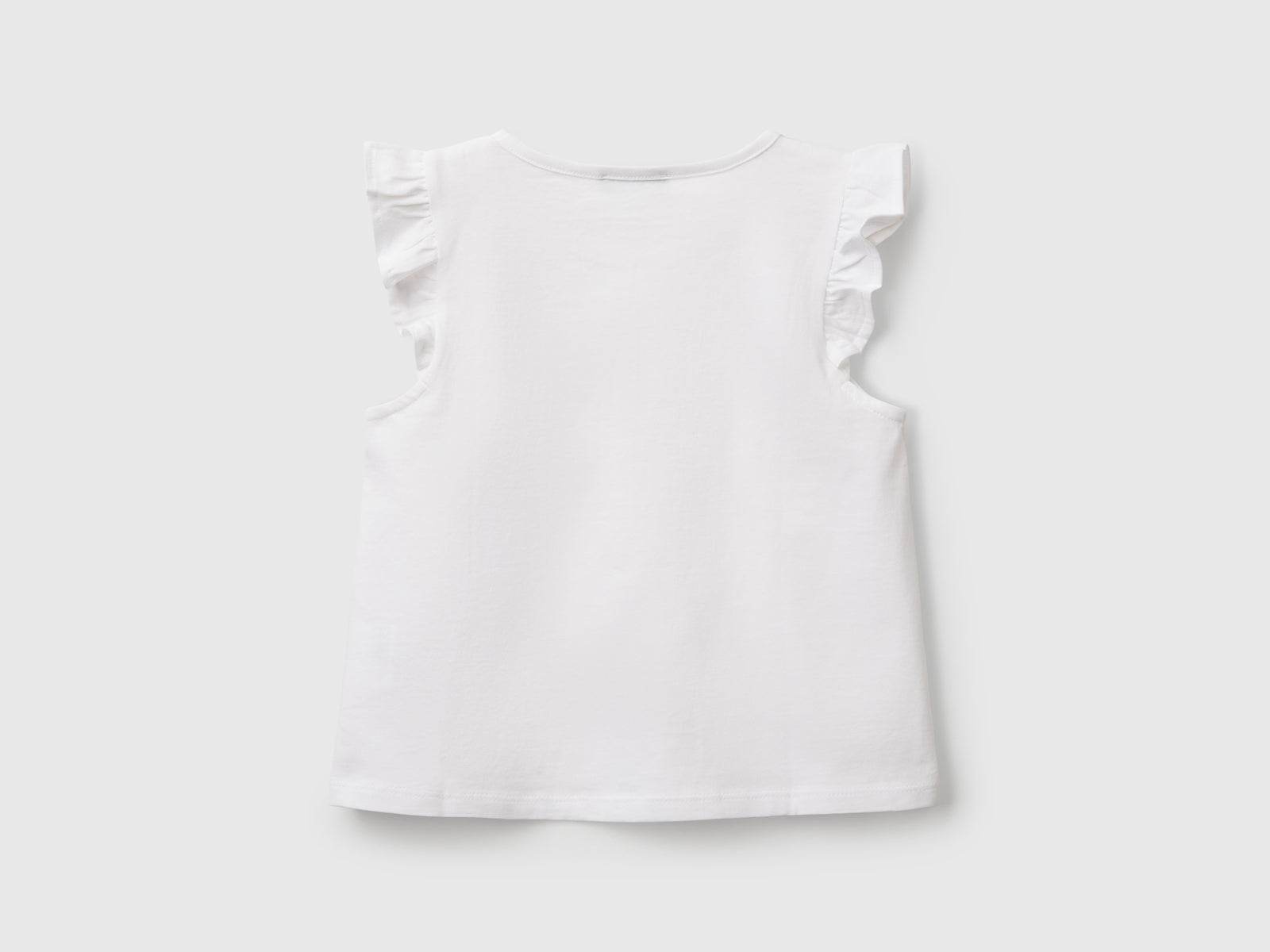 Canotta con stampa da bimba bianco 2 | Benetton Outlet