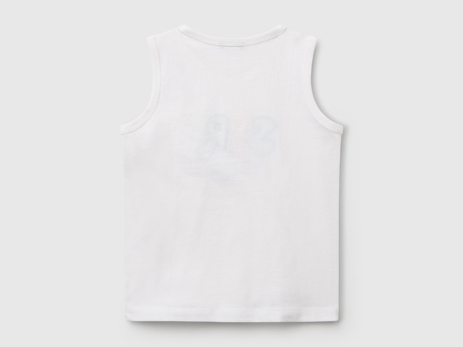 Canotta con stampa da bimbo bianco 2 | Benetton Outlet