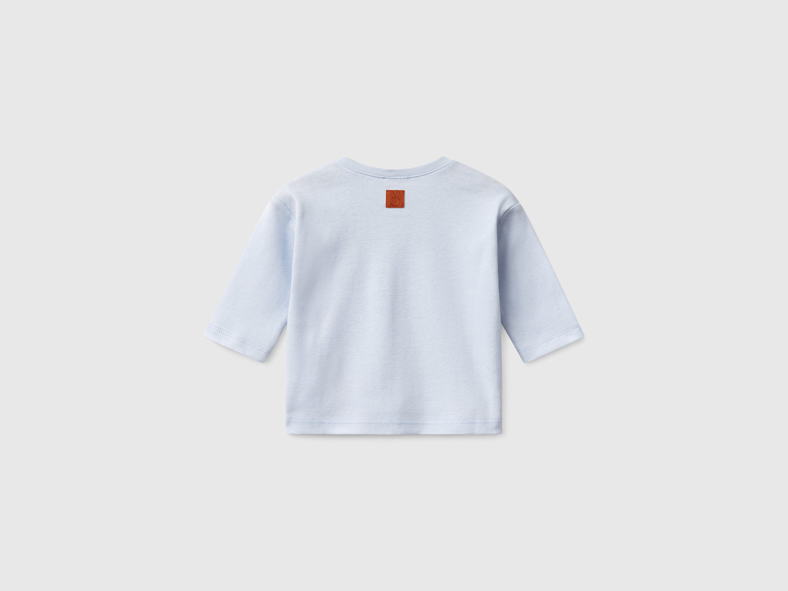 T-shirt con stampa animaletto da neonato celeste 2 | Benetton Outlet