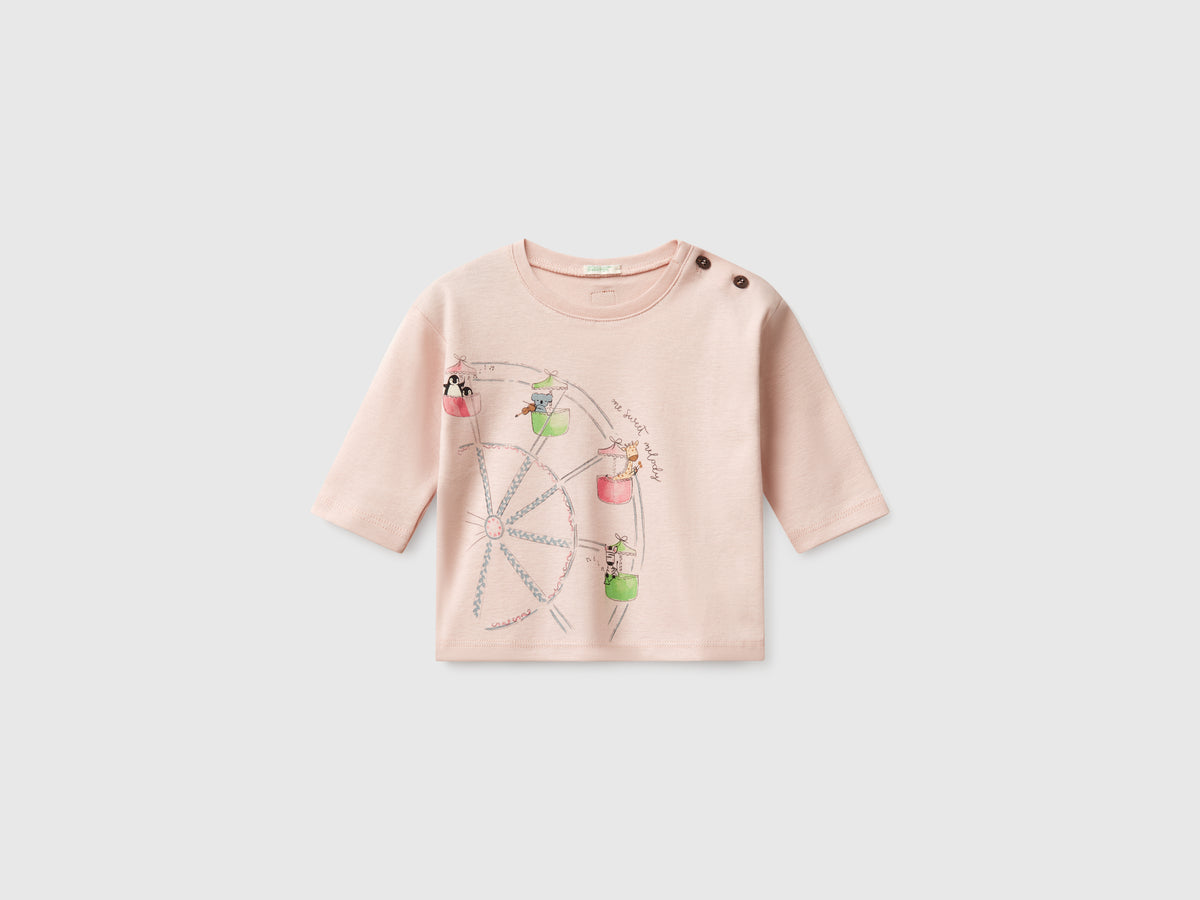 T-shirt con stampa animaletto