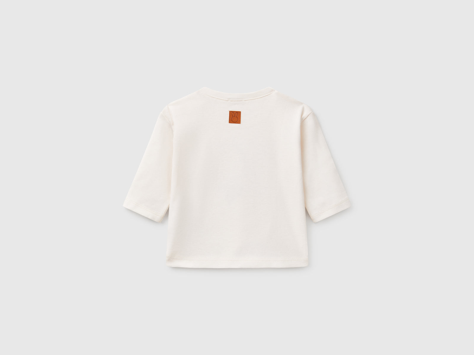 T-shirt con stampa animaletto da neonato bianco panna 2 | Benetton Outlet