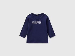 T-shirt manica lunga in cotone
