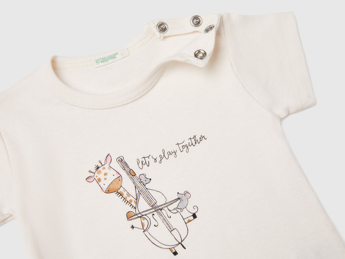 T-shirt manica corta in cotone