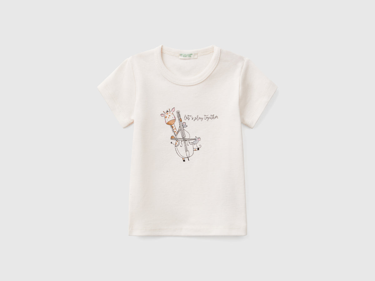 T-shirt manica corta in cotone