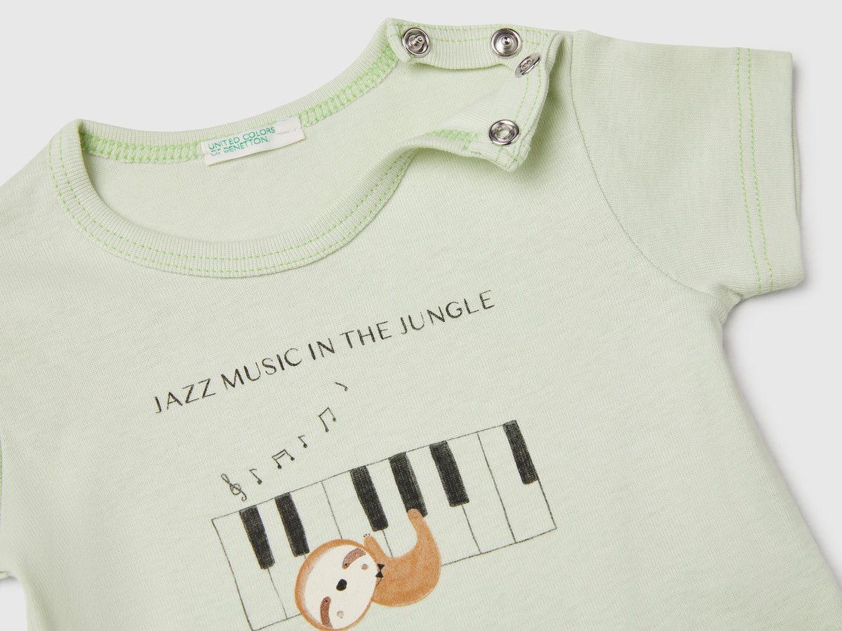 T-shirt manica corta in cotone