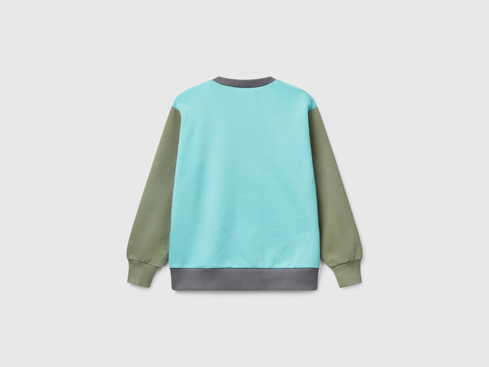 Felpa con stampa in puro cotone da bambino multi-color 2 | Benetton Outlet