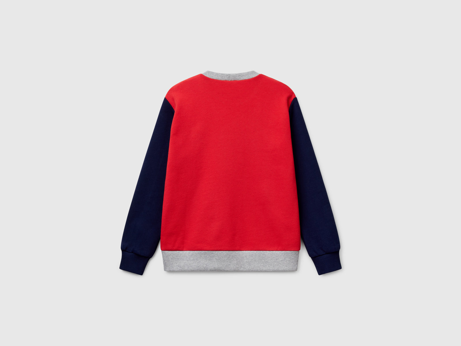 Felpa con stampa in puro cotone da bambino multi-color 2 | Benetton Outlet