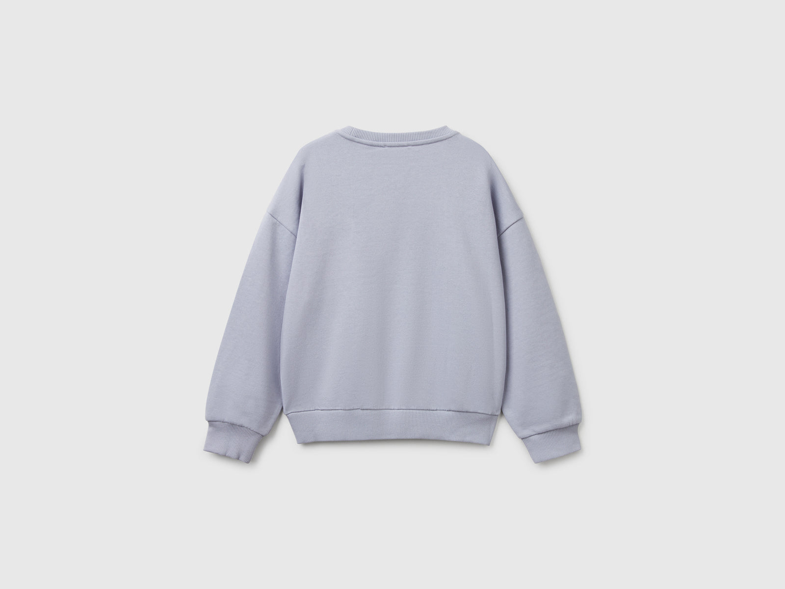 Felpa con paillettes da bambina pervinca 2 | Benetton Outlet