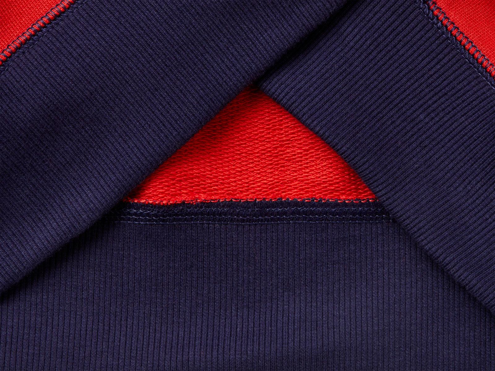 Felpa con zip in puro cotone da bambino rosso 3 | Benetton Outlet