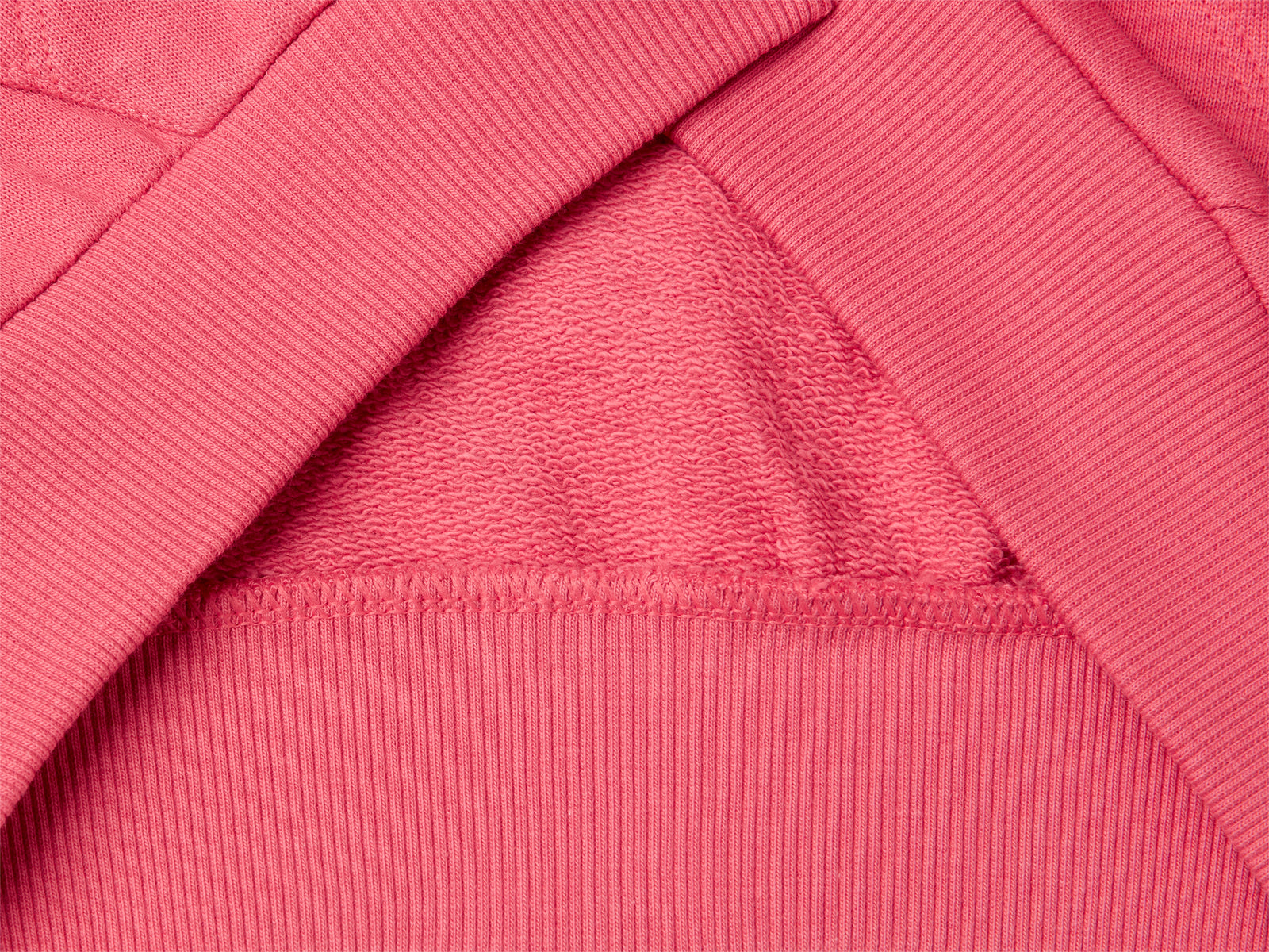 Felpa con zip e collo alto da bambina ciclamino 3 | Benetton Outlet