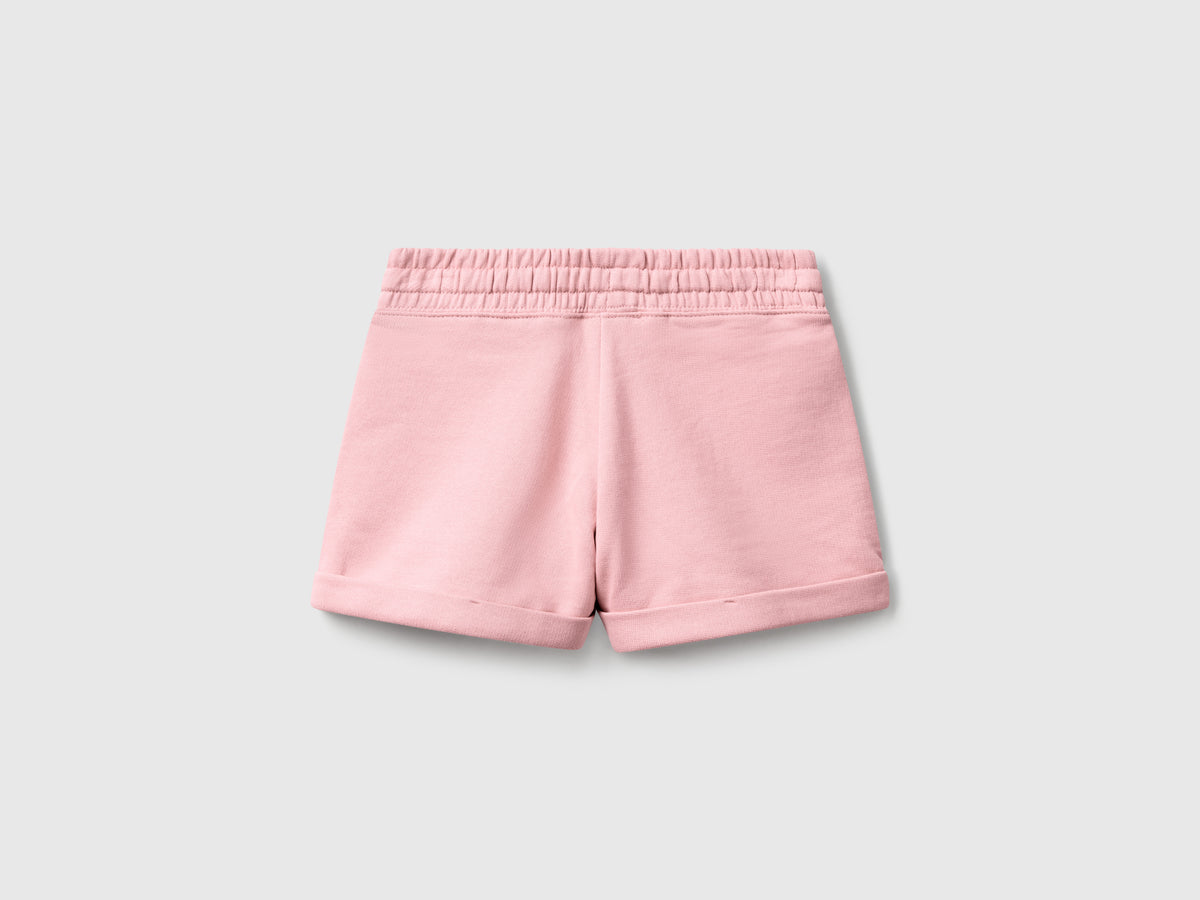 Shorts in felpa 100% cotone
