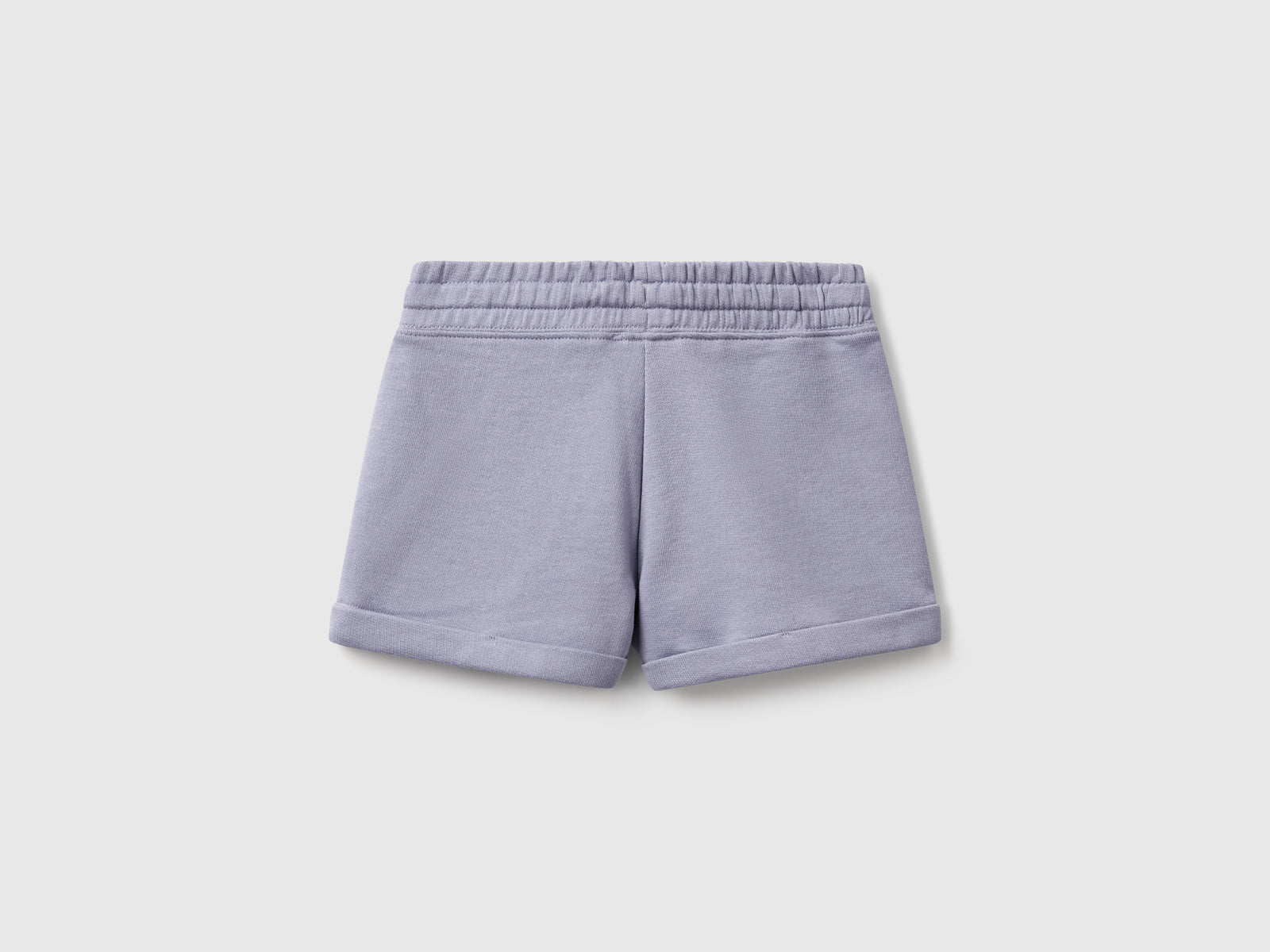 Shorts in felpa 100% cotone da bambina pervinca 2 | Benetton Outlet