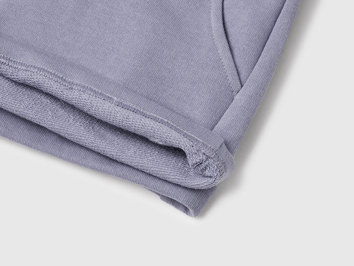 Shorts in felpa 100% cotone