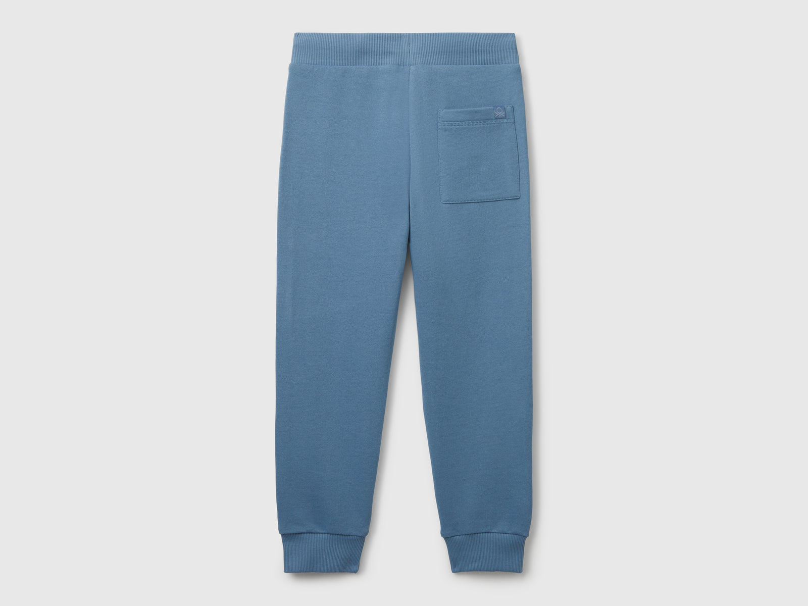 Pantaloni sportivi con coulisse da bambino azzurro 2 | Benetton Outlet