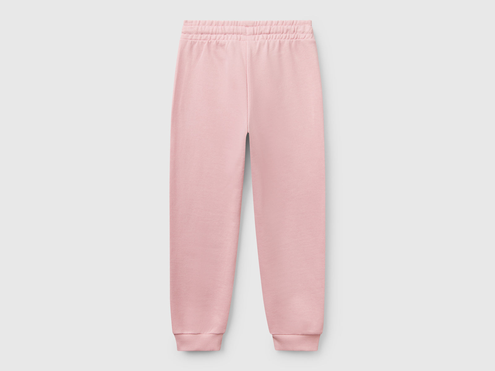 Pantaloni in felpa con logo da bambina rosa 2 | Benetton Outlet