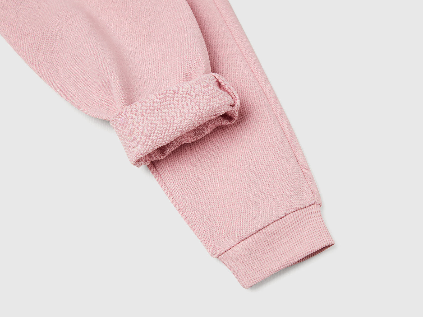 Pantaloni in felpa con logo da bambina rosa 3 | Benetton Outlet