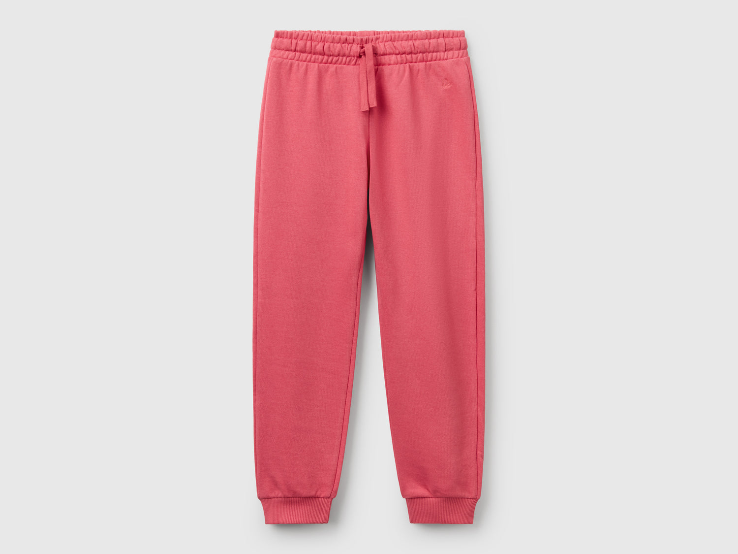 Pantaloni in felpa con logo da bambina ciclamino | Benetton Outlet
