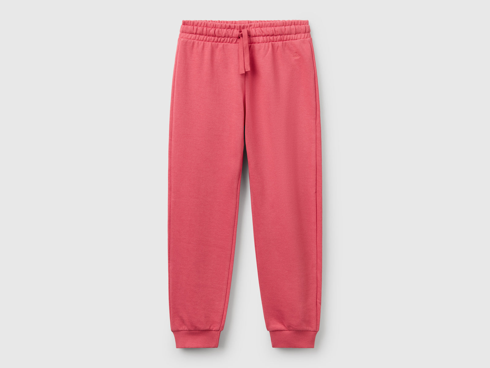 Pantaloni in felpa con logo da bambina ciclamino | Benetton Outlet