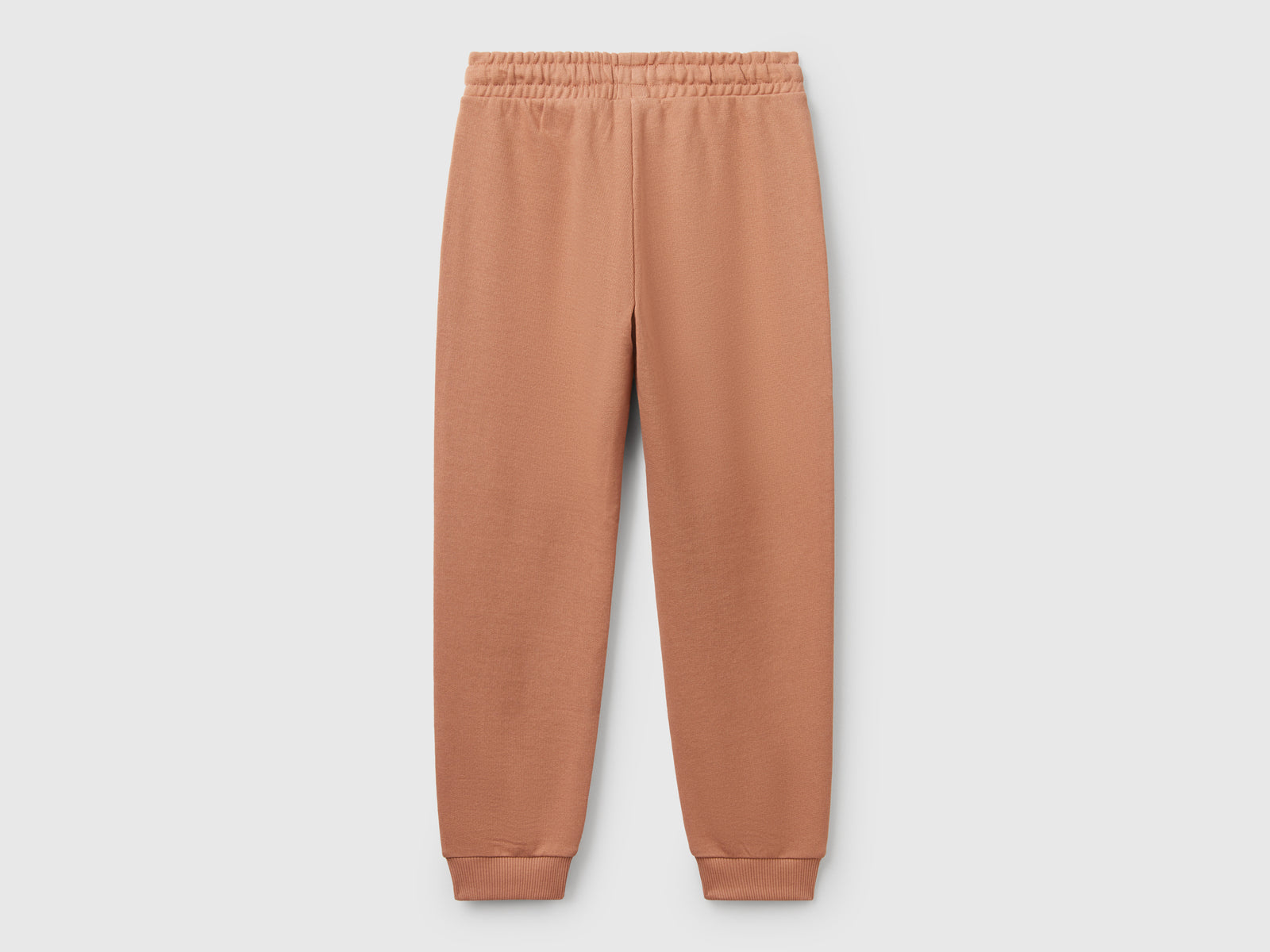 Pantaloni in felpa con logo da bambina cammello 2 | Benetton Outlet