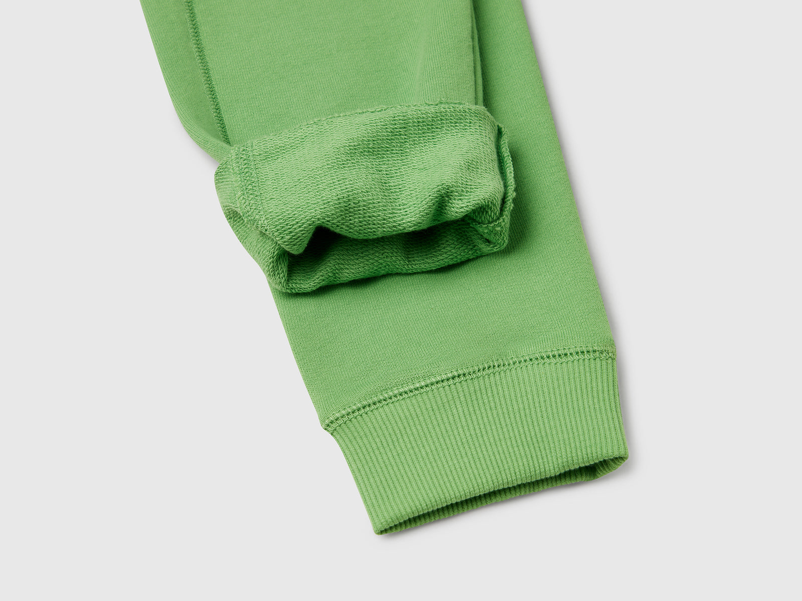 Pantaloni in felpa con logo da bambino verde 3 | Benetton Outlet