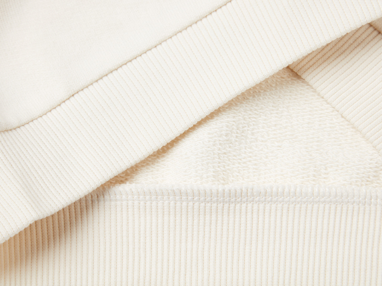 Felpa con applicazione effetto petali da bimba bianco panna 3 | Benetton Outlet