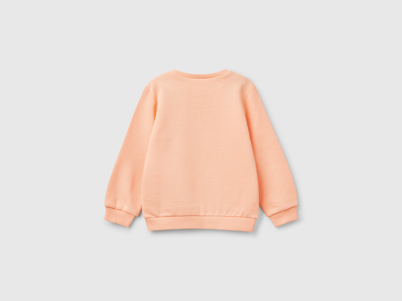 Felpa con applicazione effetto petali da bimba pesca 2 | Benetton Outlet