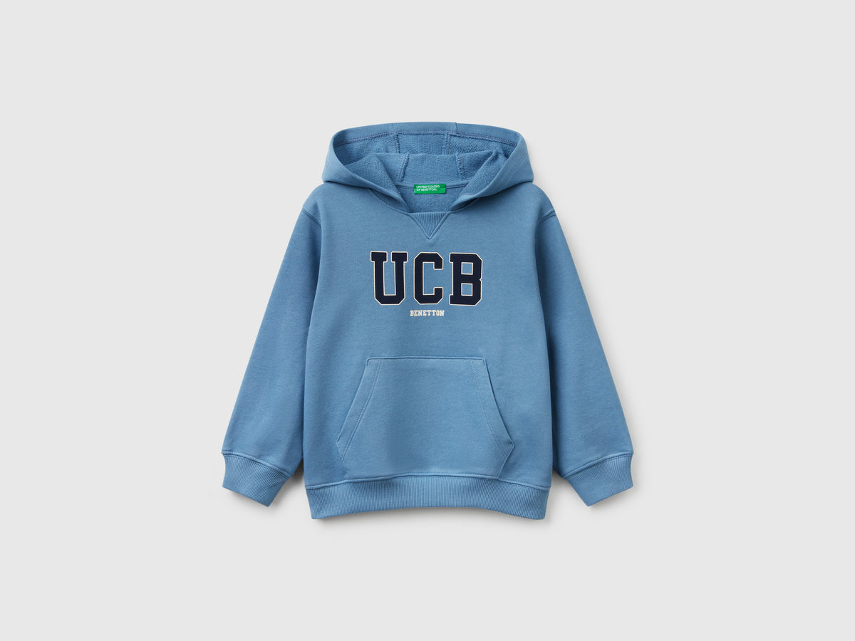 Felpa con cappuccio 100% cotone