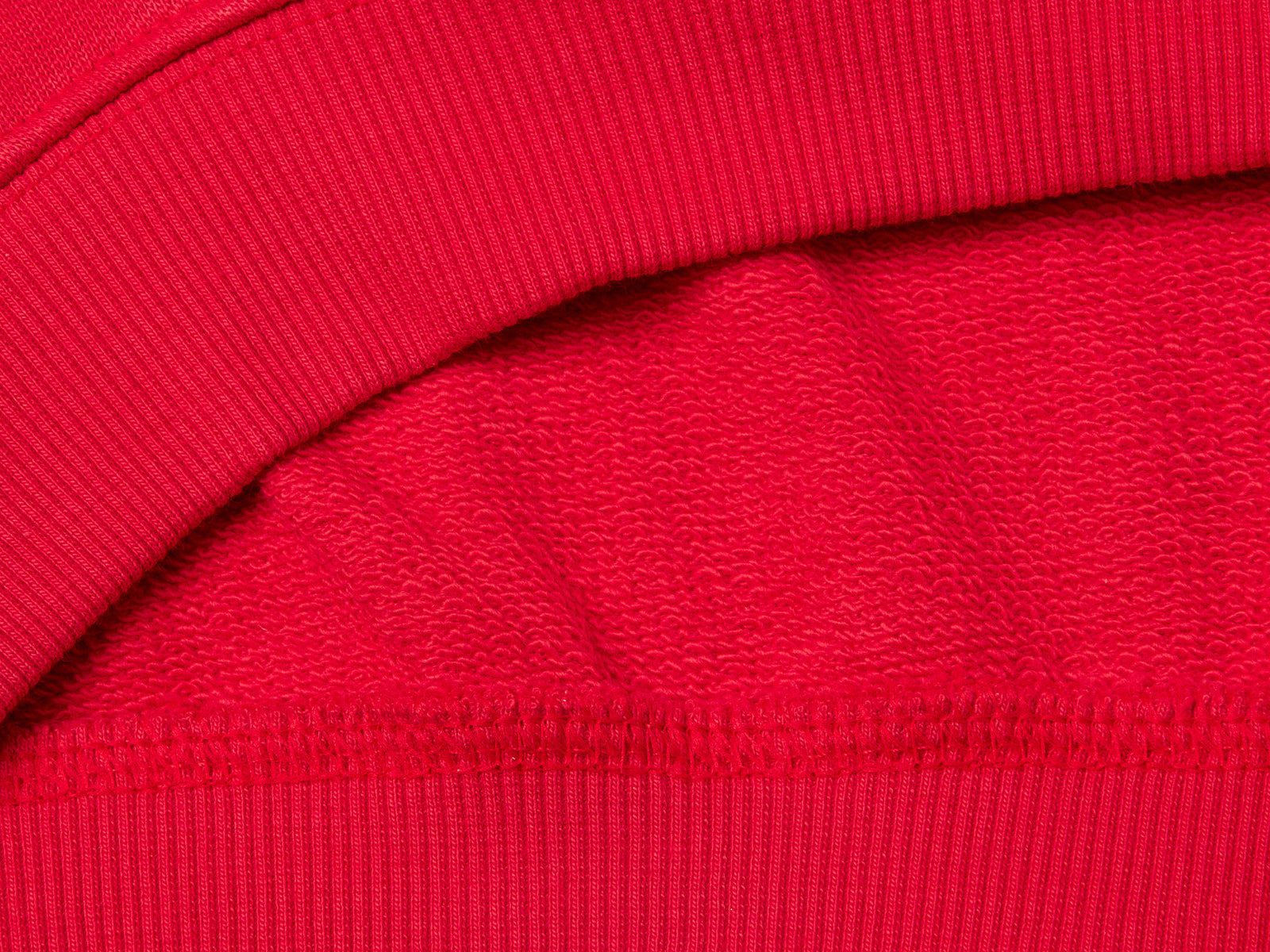 Felpa con cappuccio 100% cotone da bimbo rosso 3 | Benetton Outlet