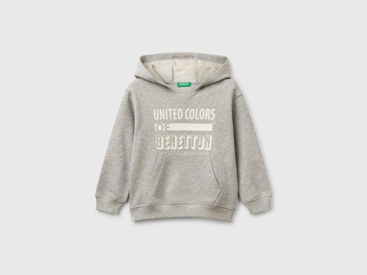 Felpa con cappuccio 100% cotone