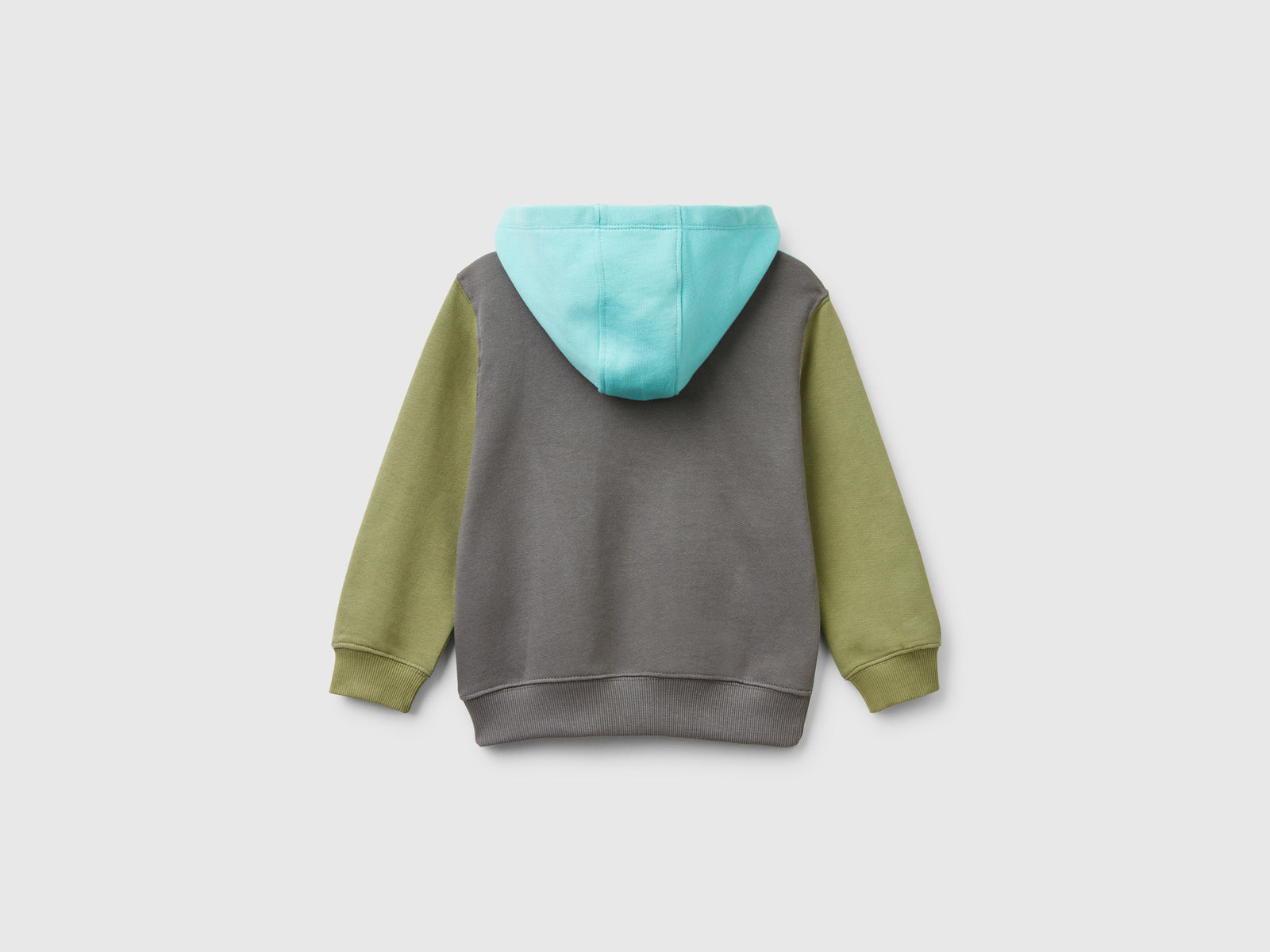 Felpa con cappuccio 100% cotone da bimbo multi-color 2 | Benetton Outlet