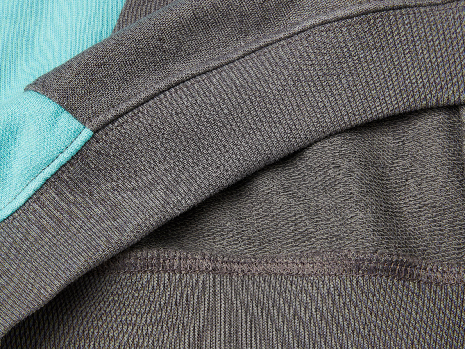 Felpa con cappuccio 100% cotone da bimbo multi-color 3 | Benetton Outlet