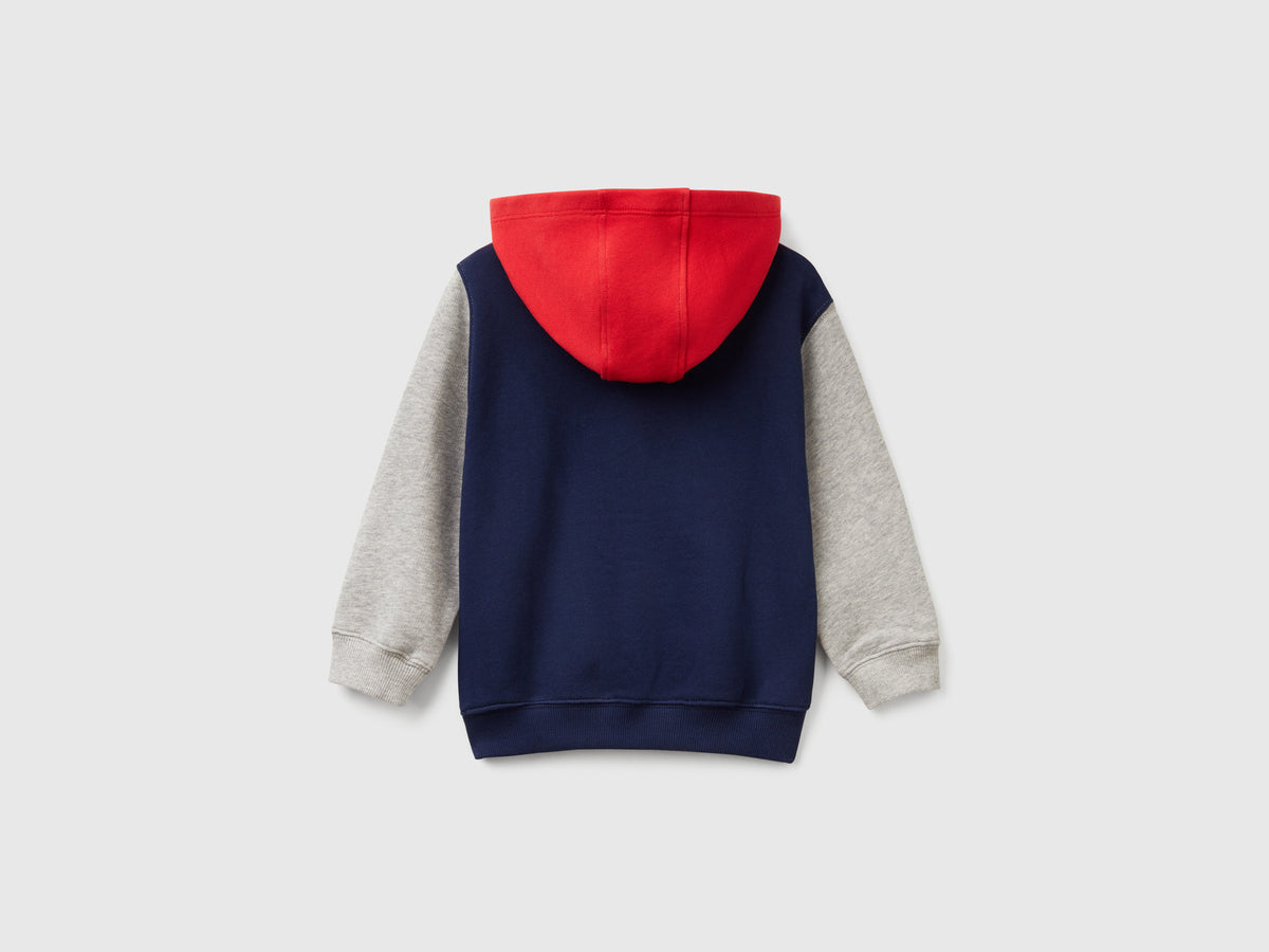 Felpa con cappuccio 100% cotone