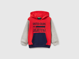 Felpa con cappuccio 100% cotone