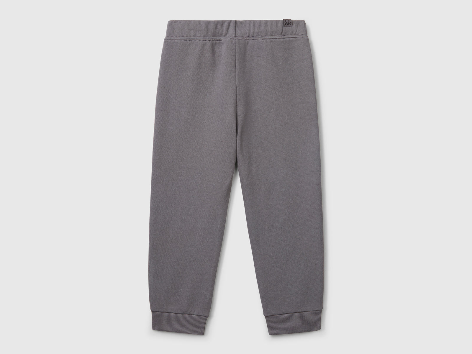 Joggers in felpa regular fit da bimbo grigio scuro 2 | Benetton Outlet