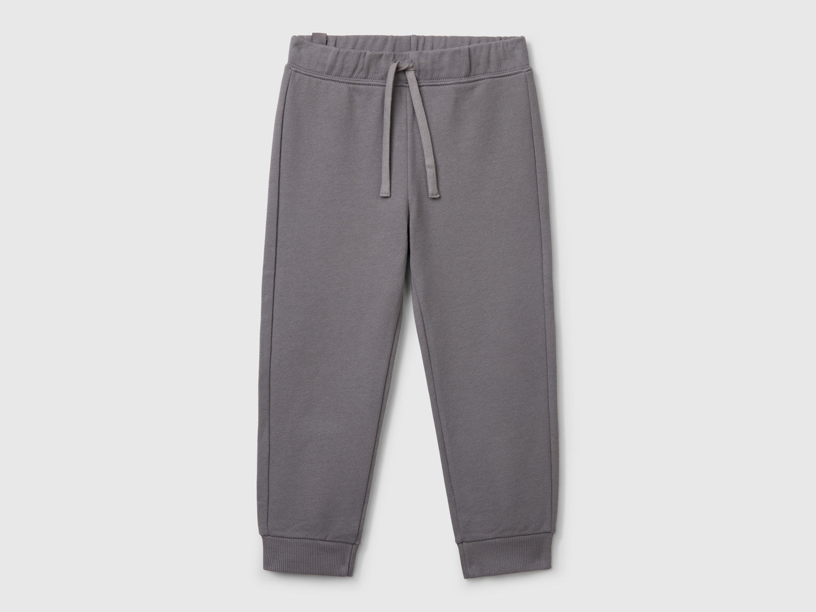 Joggers in felpa regular fit da bimbo grigio scuro | Benetton Outlet