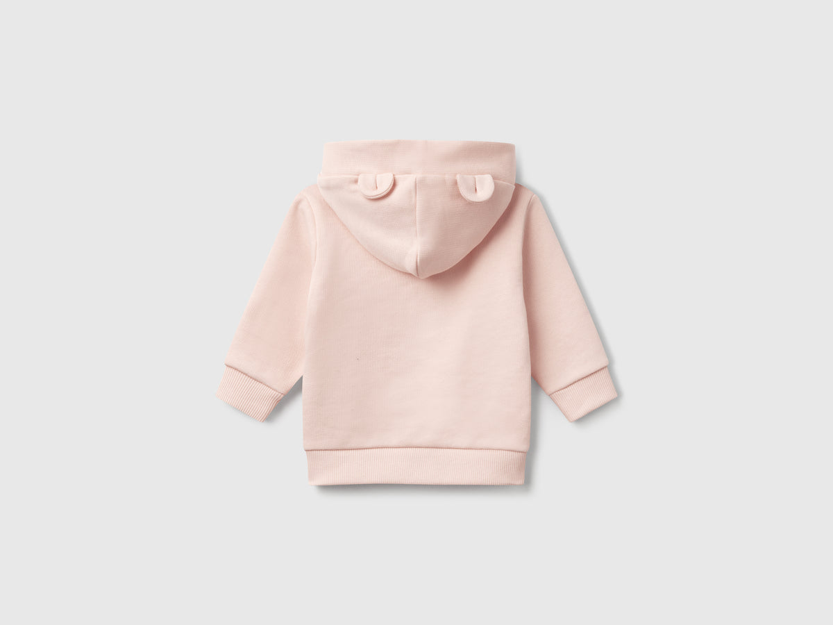 Felpa con cappuccio in cotone